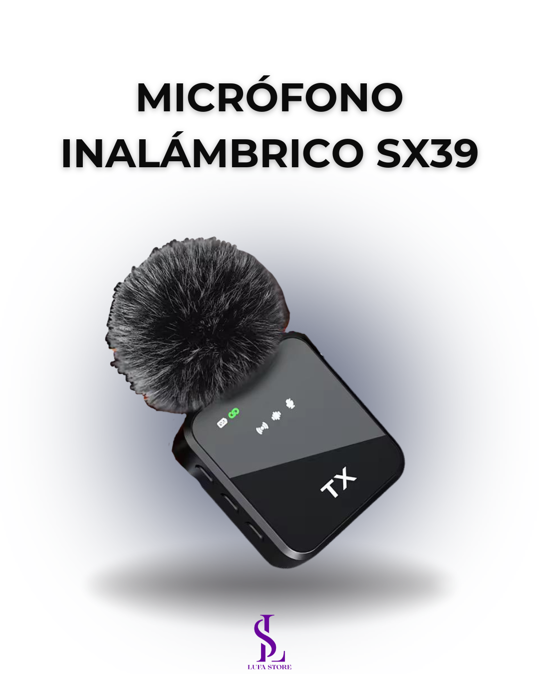 MICRÓFONO INALÁMBRICO SX39 DOBLE ENTRADA C Y LIGHTNING - MAIM