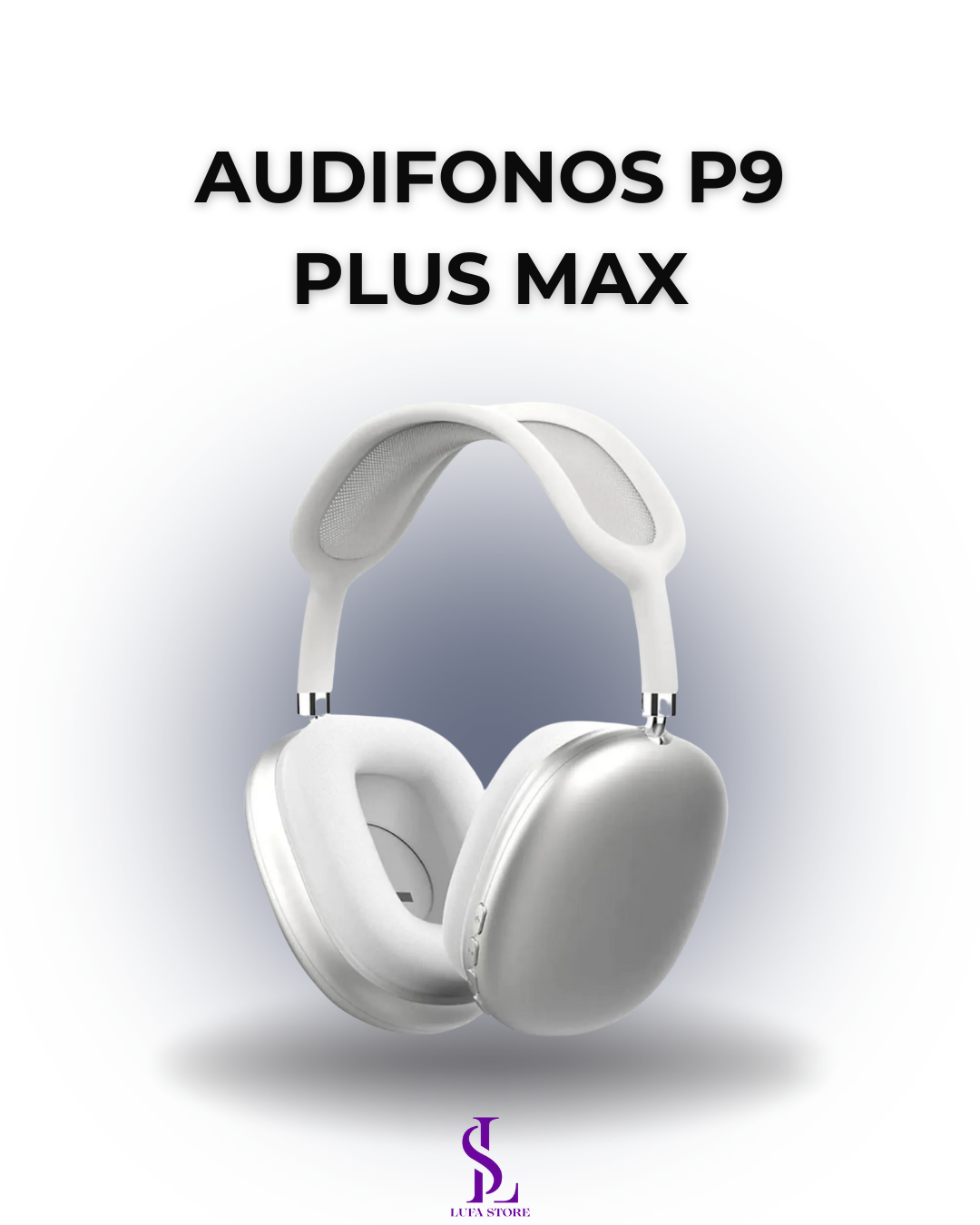 AUDIFONOS P9 PLUS MAX - COLOR BLANCO